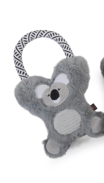 Gioco per cani - koala, bradipo e gorilla con maniglia e squeaker