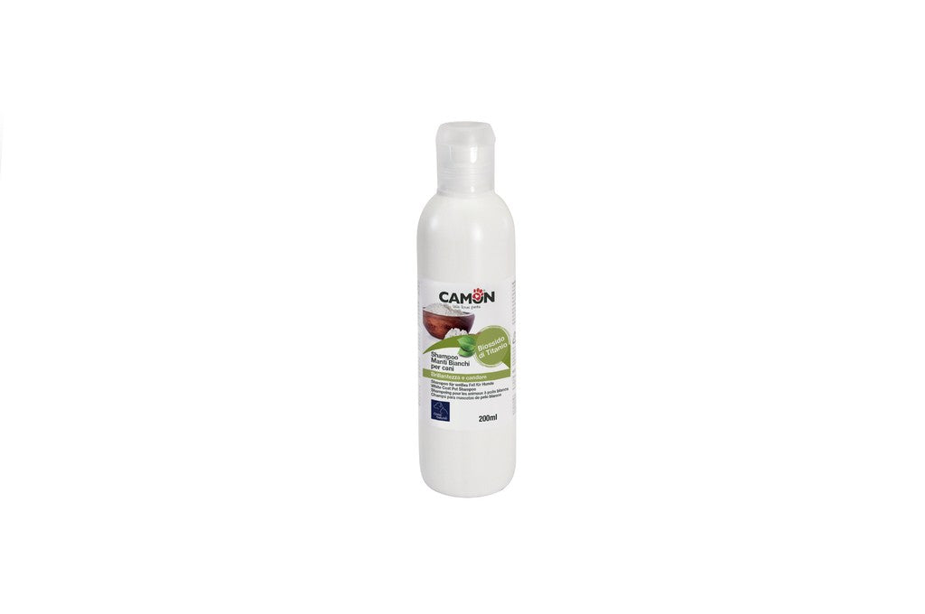 Shampoo manti bianchi