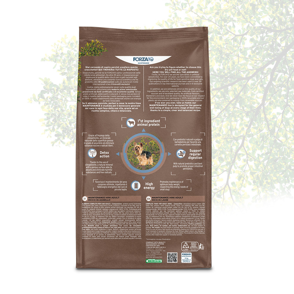 Mini Adult - Agnello Alimento completo per cani adulti