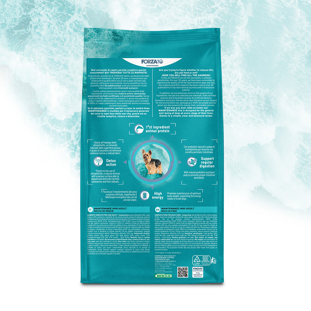 Mini Adult - Pesce Alimento completo per cani adulti 2 kg