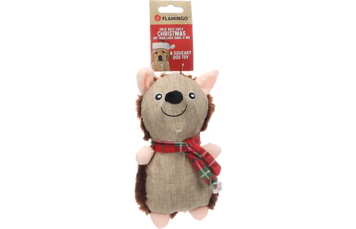 Giocattolo di Natale  per Cane Mazikee Riccio Marrone