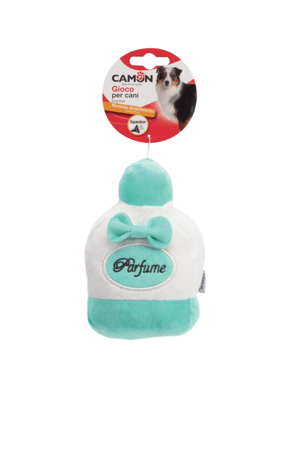 Profumo in peluche con squeaker