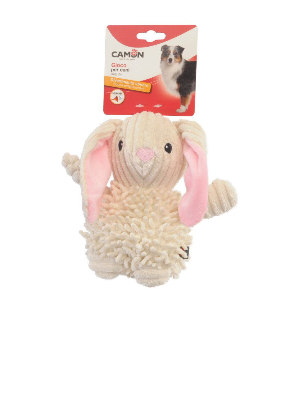 Gioco per cani - elefante, coniglio e renna con squeaker