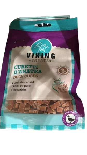 Viking cubetti di anatra 50gr LEOPET