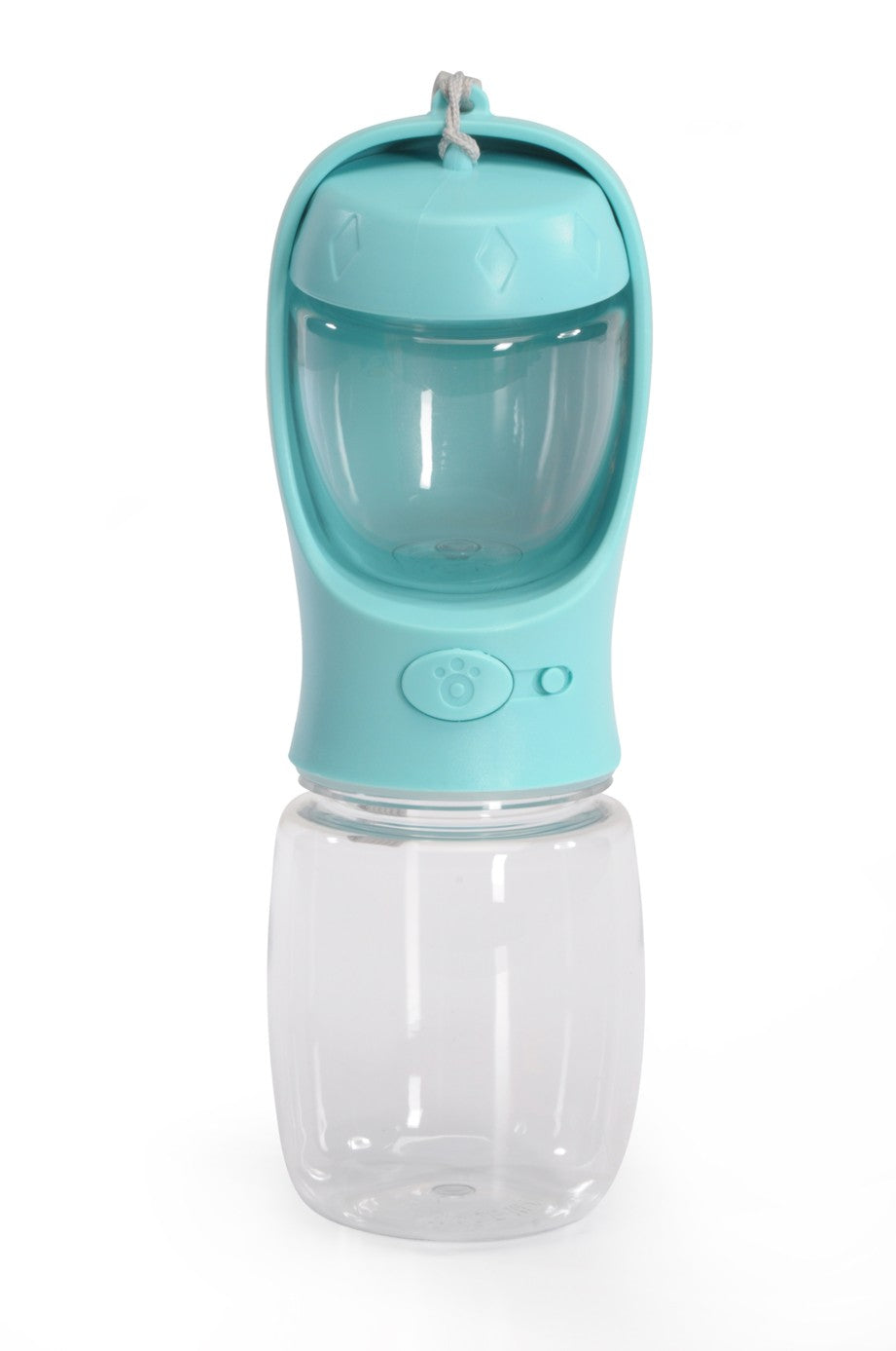 DRINK&EAT - Bottiglia portatile per l’acqua con portaricompense per cani