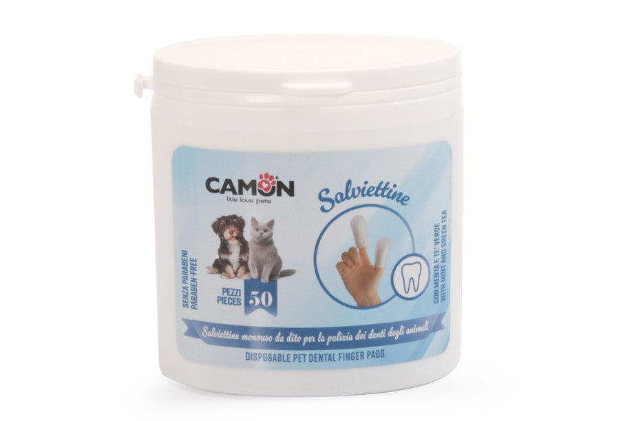 Salviettine monouso da dito per la pulizia dei denti (50PZ)