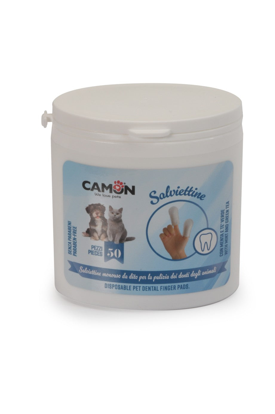 Salviettine monouso da dito per la pulizia dei denti (50PZ)