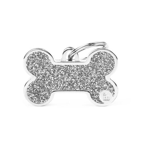 MY FAMILY Medaglietta Shine Osso Grande Glitter