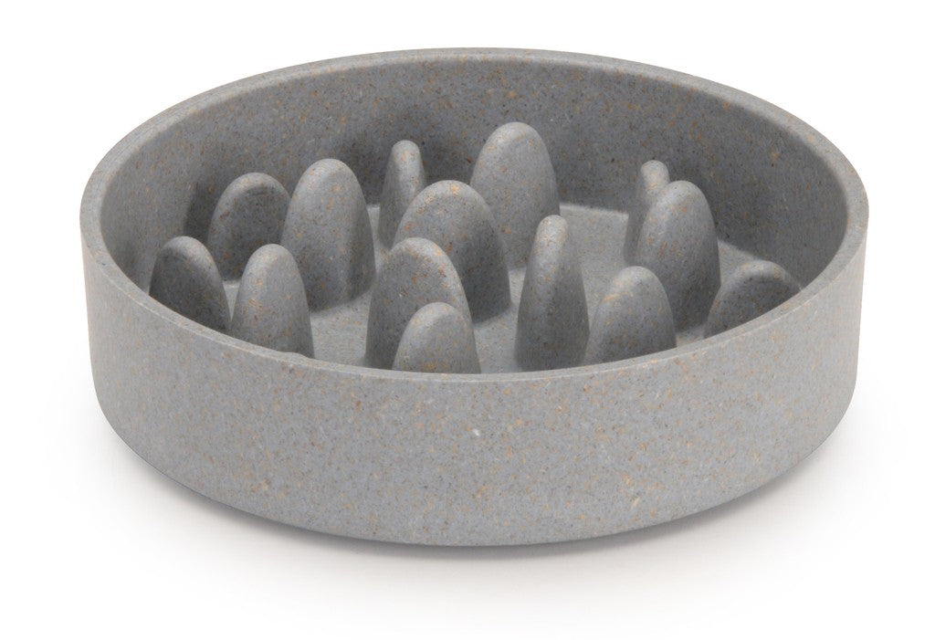 Ciotola anti-ingozzamento con bambù per cani "Slow Eating" 410ML