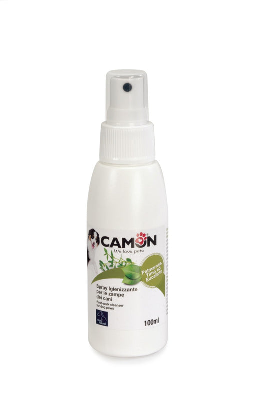 Spray igienizzante per zampe del cane