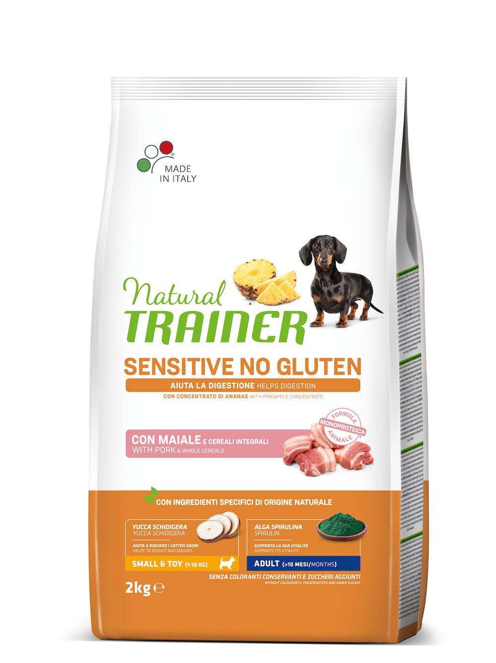 Natural Trainer Sensitive Adult Mini 2Kg No Gluten