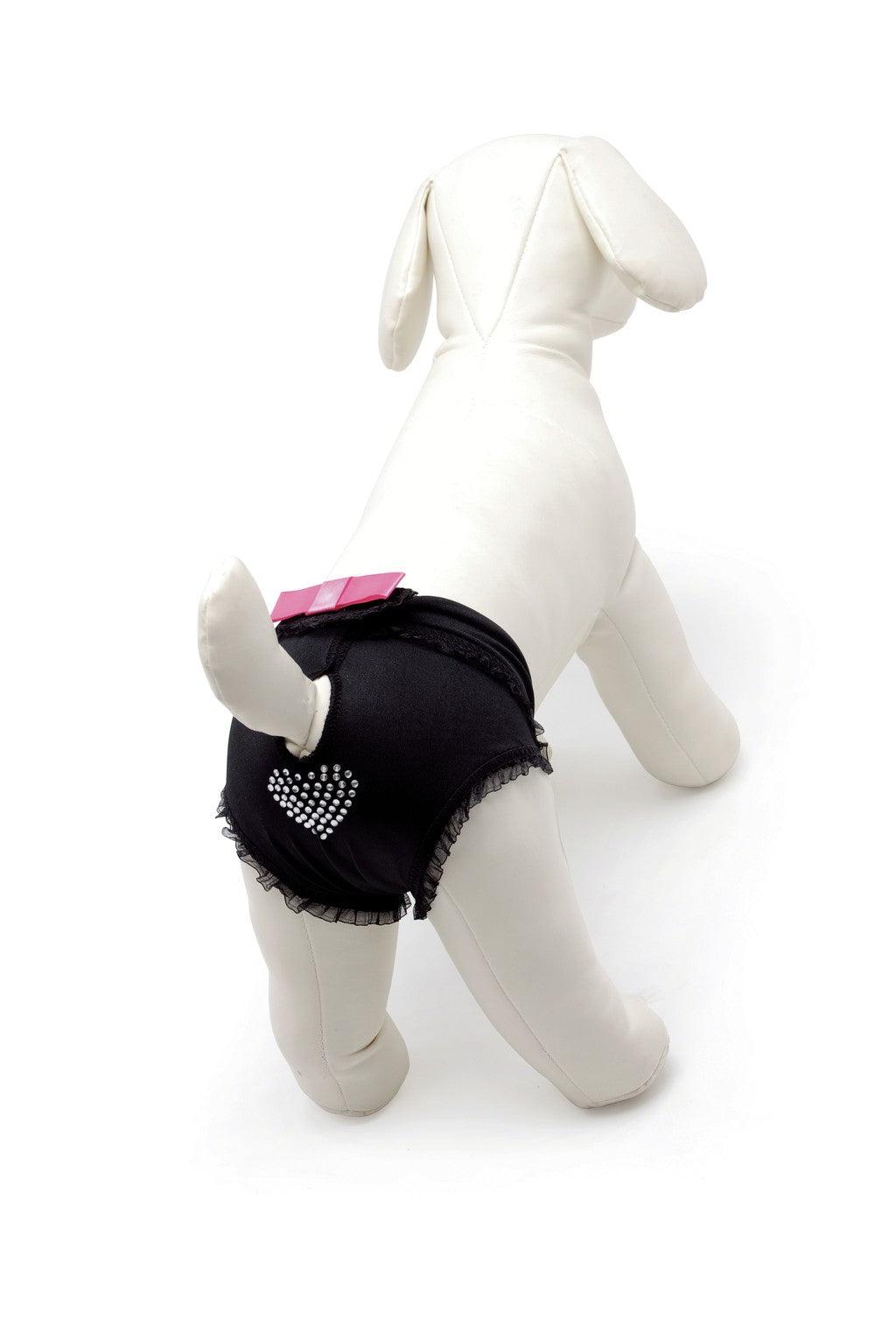 Mutandine in microfibra con fiocco - nero CAMON