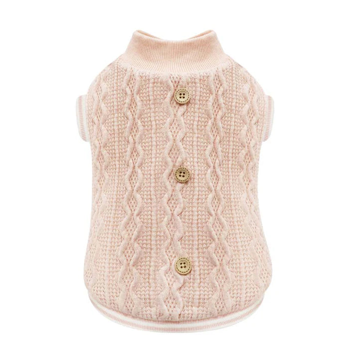 Maglione a collo alto Rosa