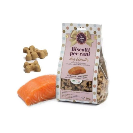 La dolce vita biscotti con salmone 300gr LeoPet