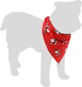 Bandana peer cani Natalizia rossa