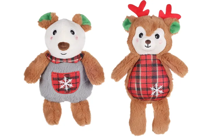 2 pupazzi natalizi per cani , 