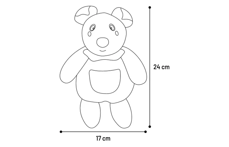 Renna e Topolino per cani Natalizio