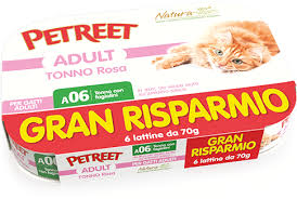 Petreet Gran Risparmio 6x70gr in gelatina