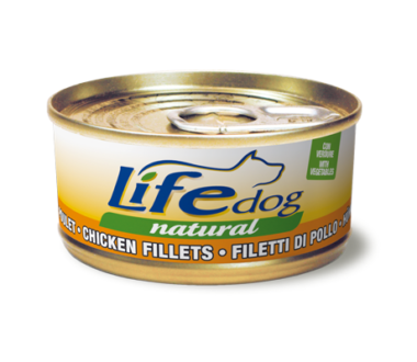 LIFE Dog – Filetti di pollo con verdure 170gr