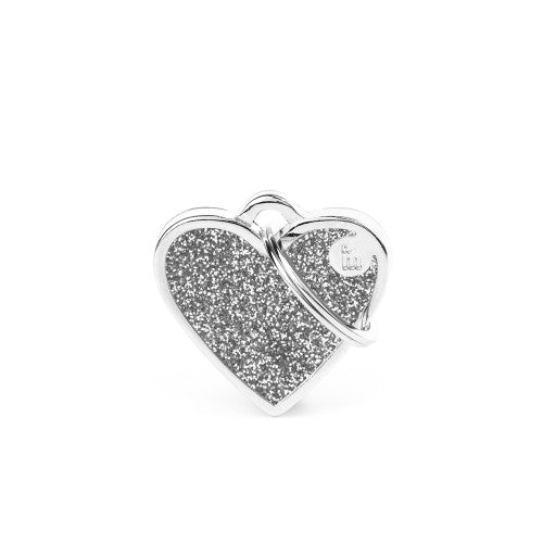 MY FAMILY Medaglietta Shine Cuore Piccolo Glitter