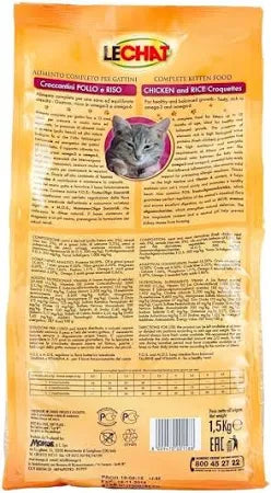 Monge Lechat Croccantini Kitten con Pollo e Riso 1.5kg