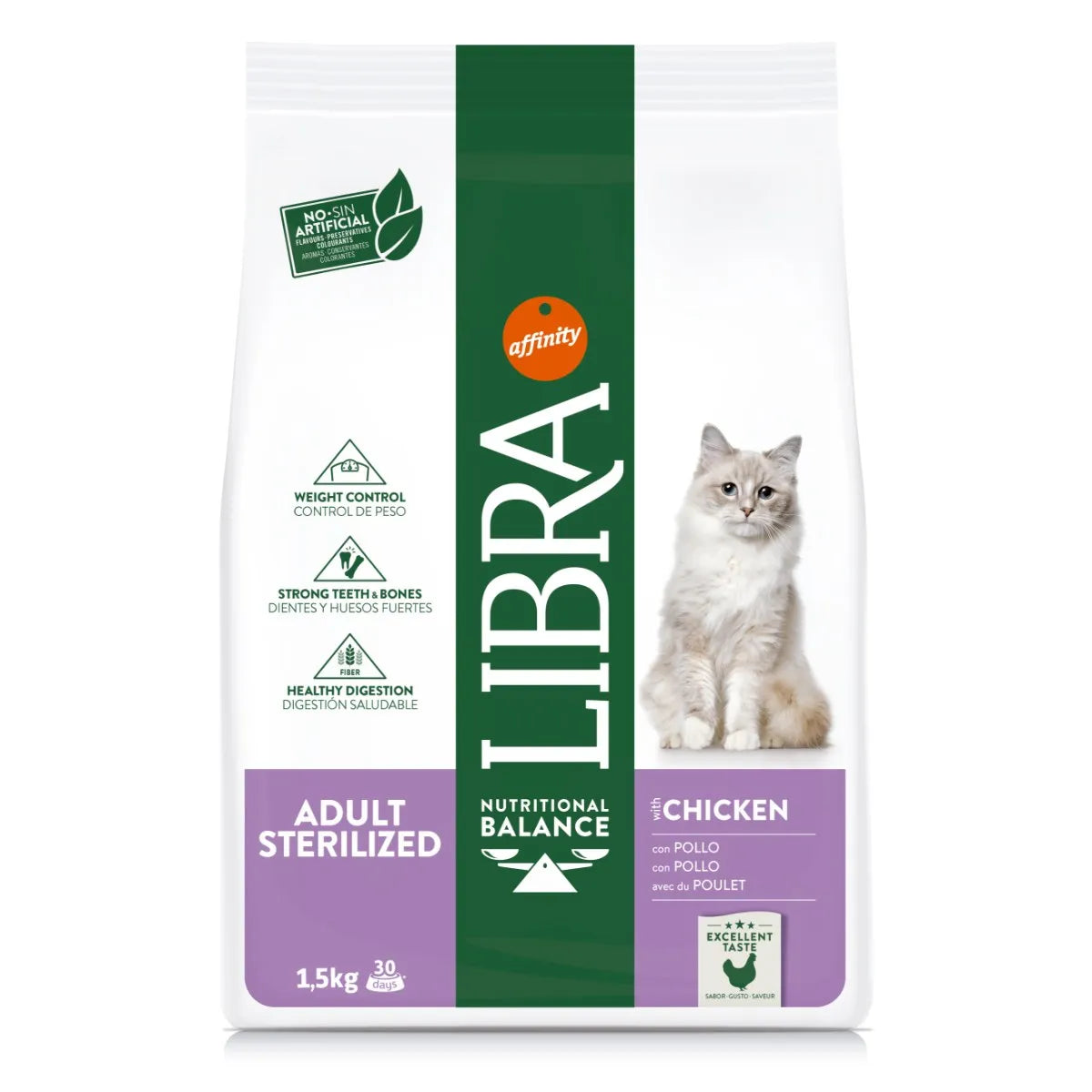 Libra Cat Sterilised Adult Pollo 1,5kg