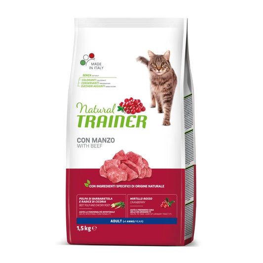 Natural Trainer Gatto Adult Manzo 1,5kg
