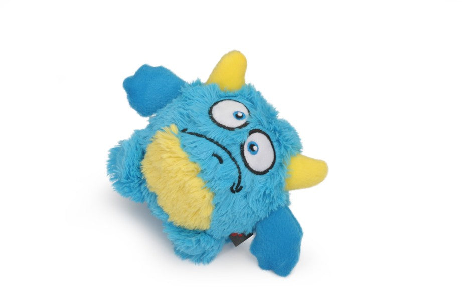 Gioco per cani - monster in poliestere con squeaker - blu
