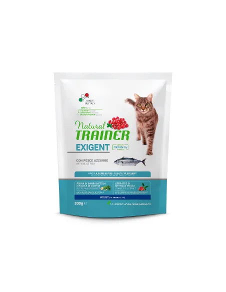 Natural Trainer Cat Exigent con Pesce Azzurro 300 gr