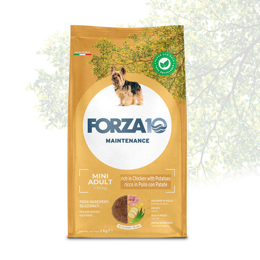 Mini Adult - Pollo con Patate  Alimento completo per cani adulti 2kg