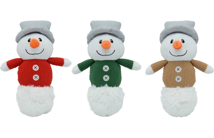 pupazzo di neve per cane, con maclietta rossa, verde o beige