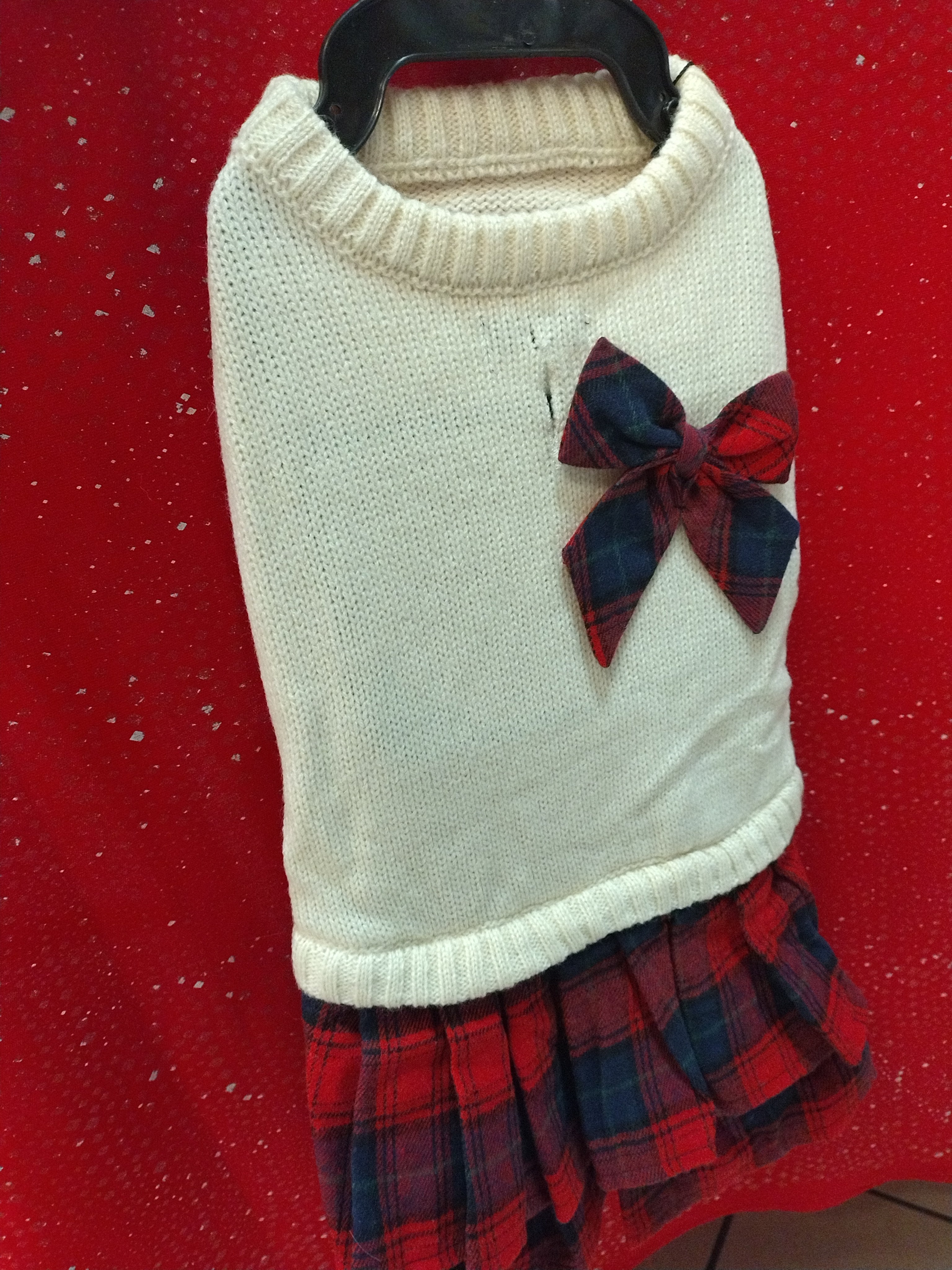 Vestitino natalizio per cani Scottish