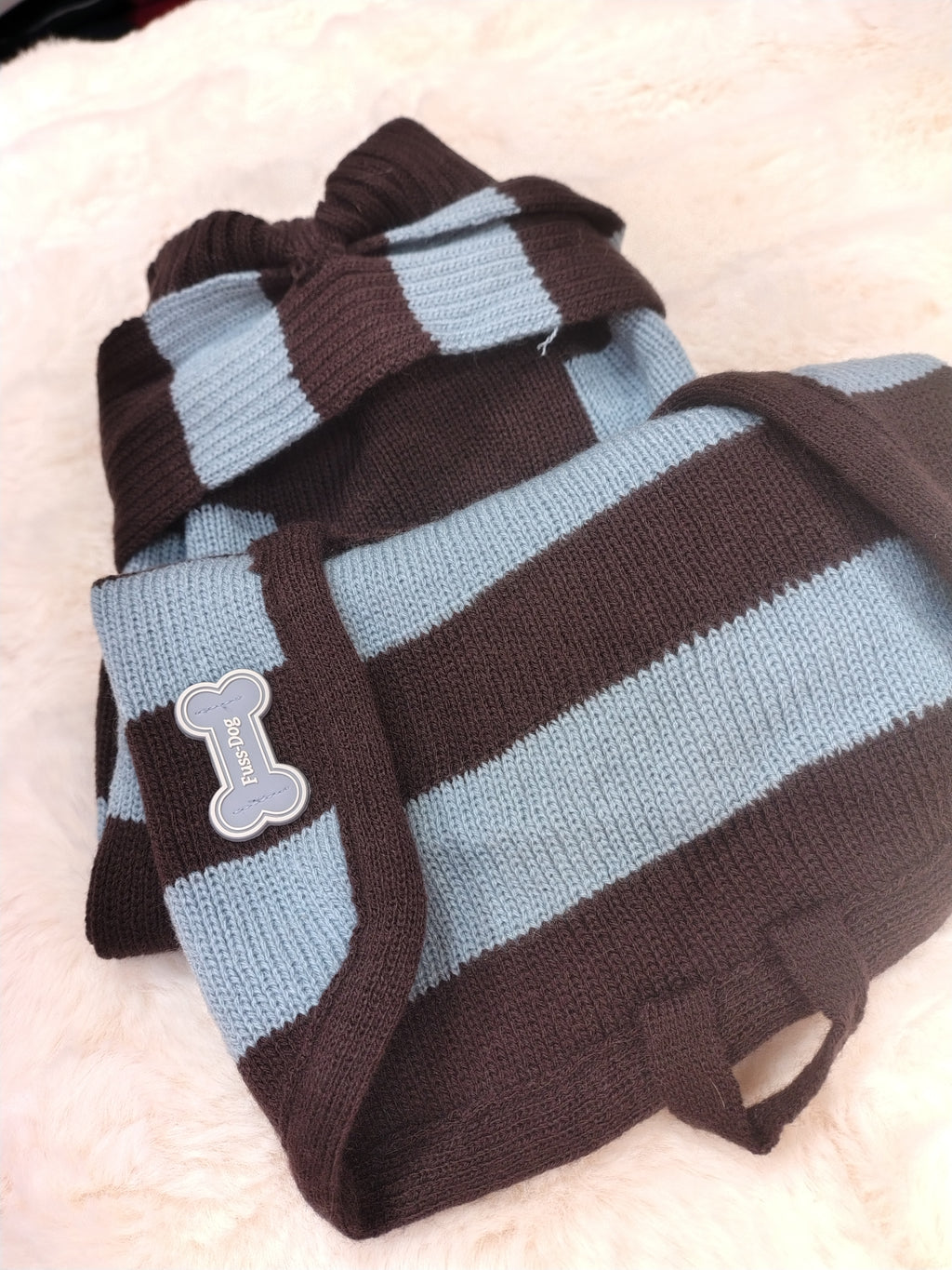 Dolcevita con sciarpa per cani Taglia 43 cm