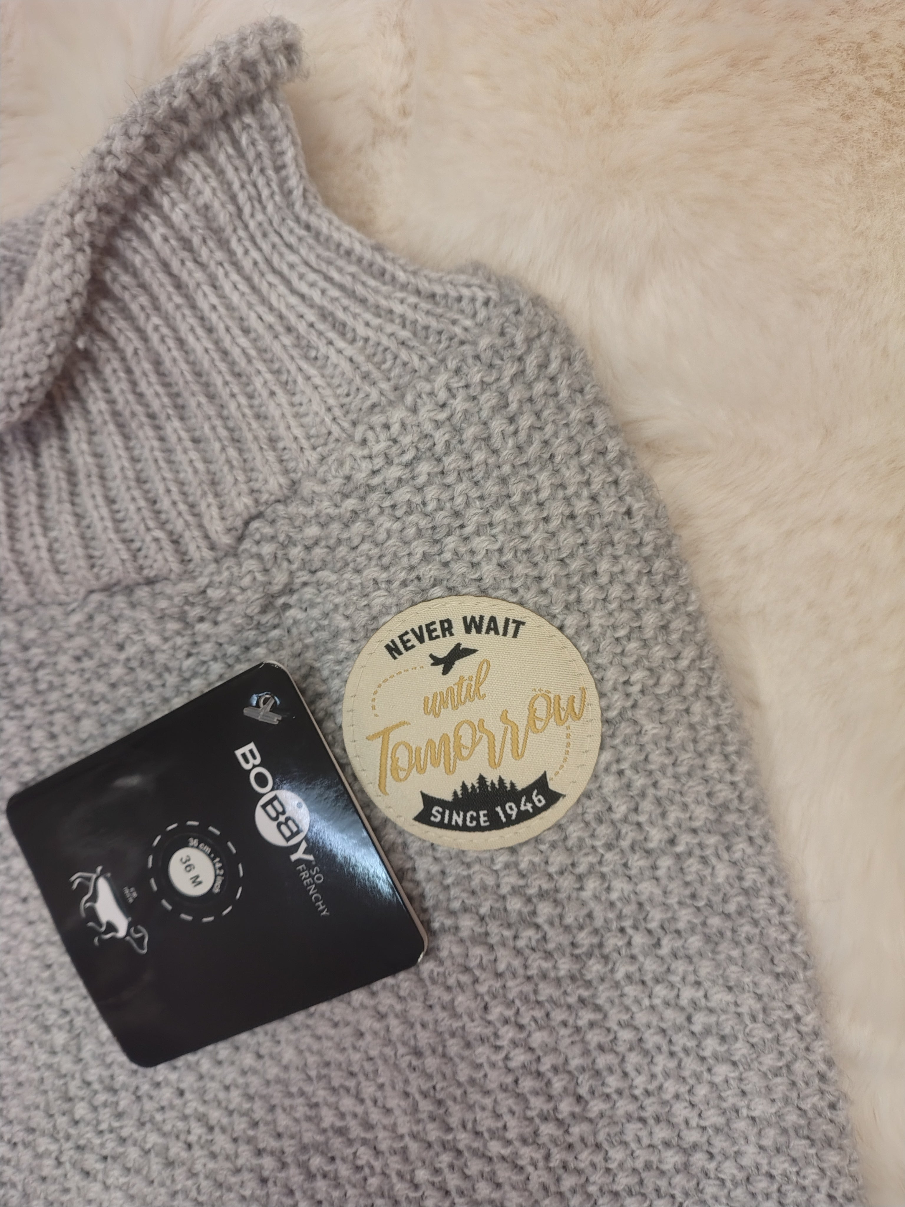 Maglia rulotte Croci Rosa - Grigio