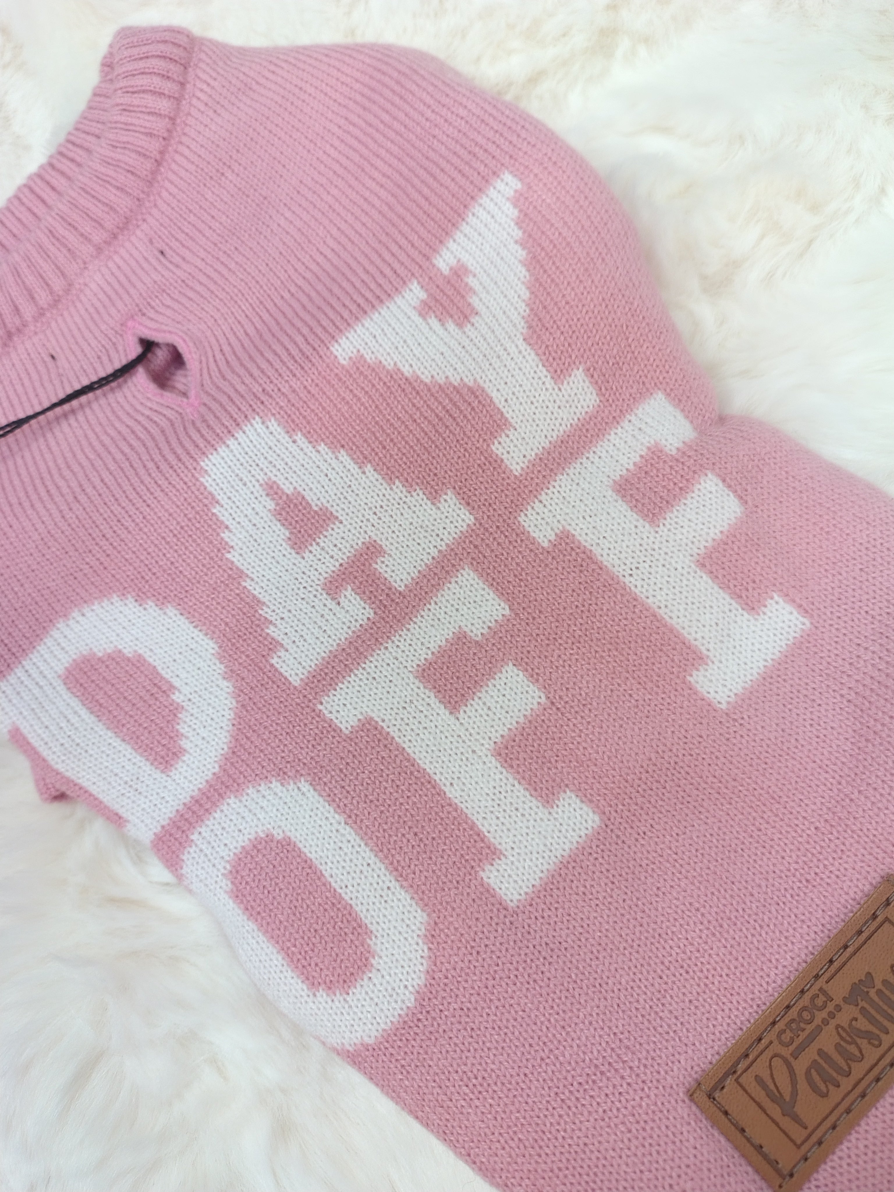 Maglione per cani Day Off Rosa