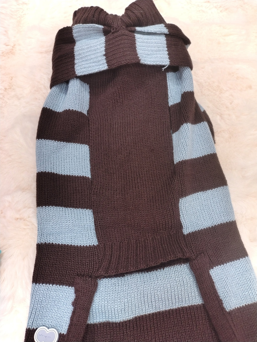 Dolcevita con sciarpa per cani Taglia 43 cm