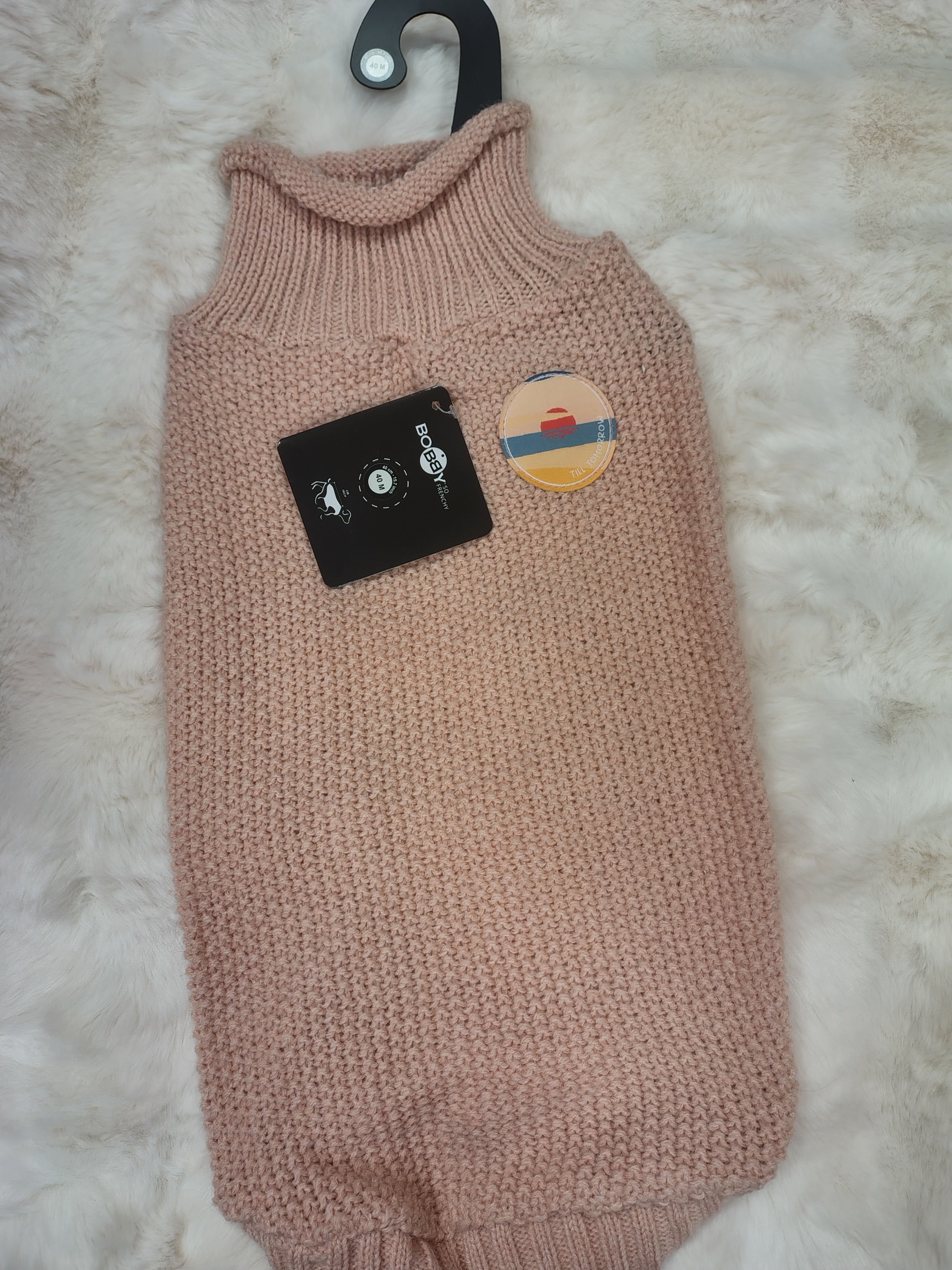 Maglia rulotte Croci Rosa - Grigio