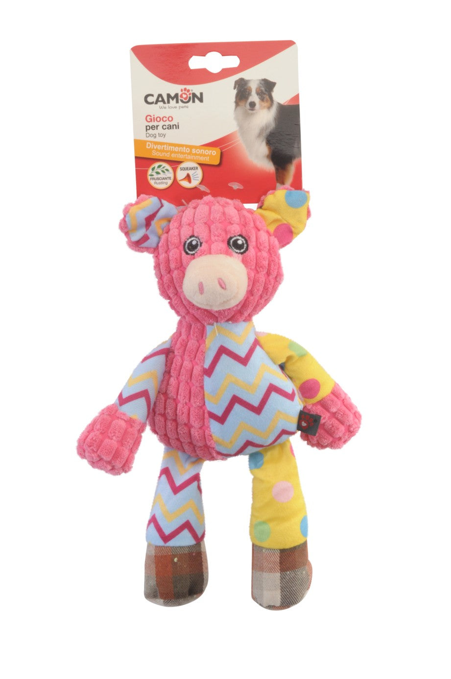 Gioco per cani - animaletti con squeaker ed effetto frusciante