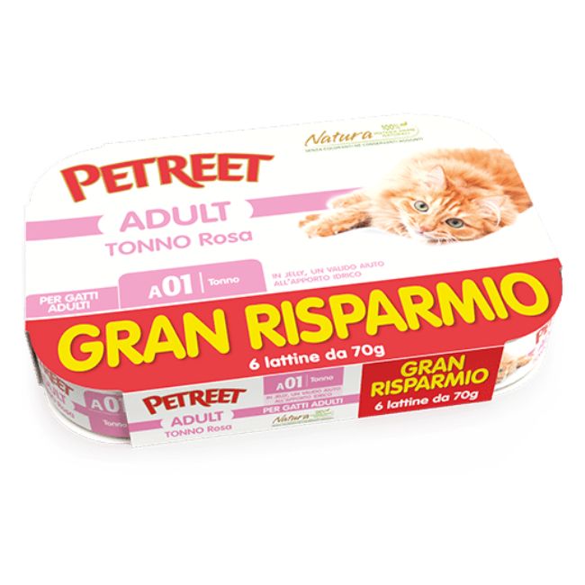 Petreet Gran Risparmio 6x70gr in gelatina