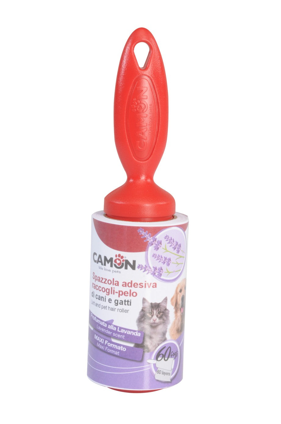 Spazzola adesiva raccogli-pelo di cani e gatti - profumo Lavanda