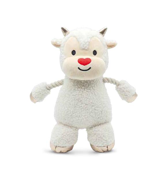 Giocattolo di corda natalizio a forma di piccolo ariete