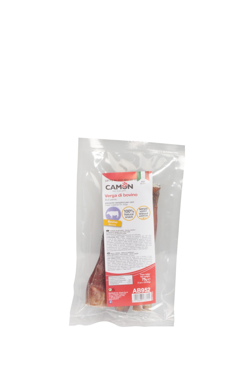Nerbo di bovino 3pz-75gr