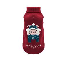 maglioncino natalizio per cani, con decorazione rialzata